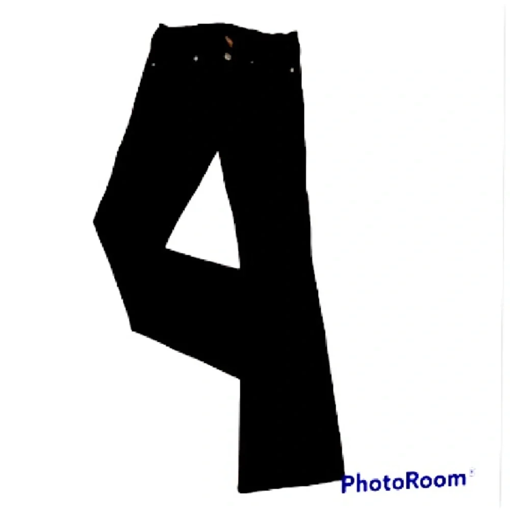 True Religion Black Joey Flared Jean Size 27 - Picture 2 of 15